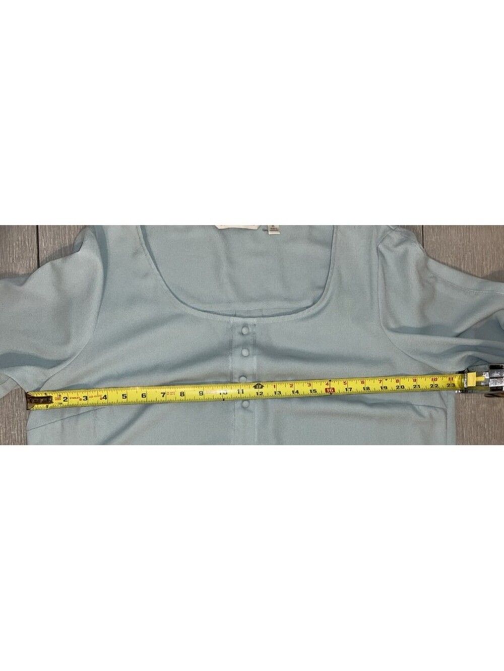 LC Lauren Conrad Women's Top Blouse Green 3/4 Sleeve size XL - business - Picture 4 of 5